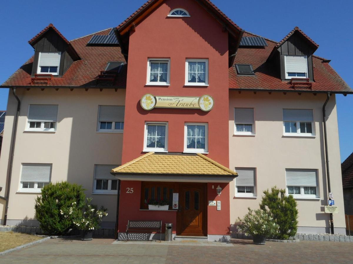 Pension Zur Traube 3 Sterne Oberschwarzach Exterior foto