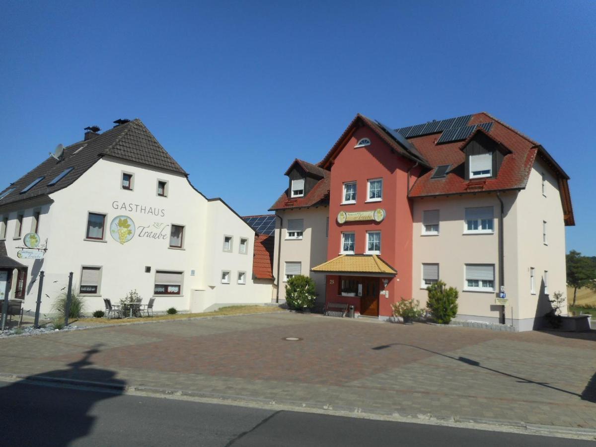 Pension Zur Traube 3 Sterne Oberschwarzach Exterior foto